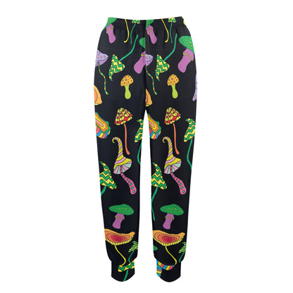 Psychedelic Mushroom Pattern Print Design A02 Women's Casual Track Pants