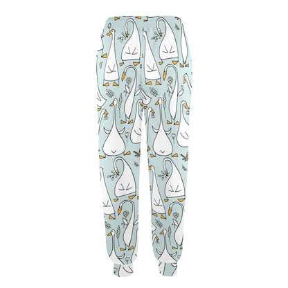 Goose Pattern Print Design 03 Women's Casual Track Pants