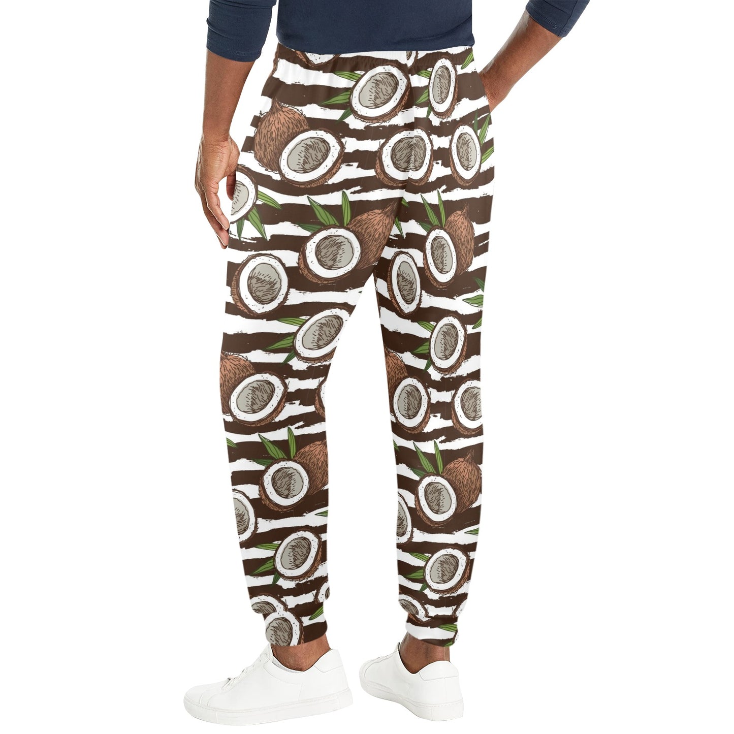 Coconut Pattern Print Design CN04 Men's Casual Track Pants