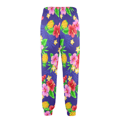 Hawaiian Themed Pattern Print Design H05 Men's Casual Track Pants