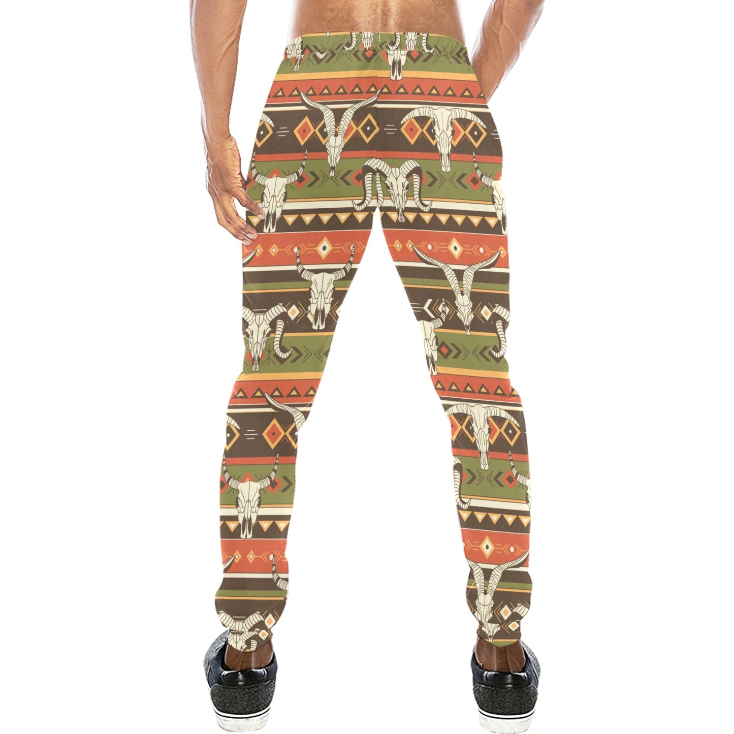 American indian Skull Animal Men's Sweatpants