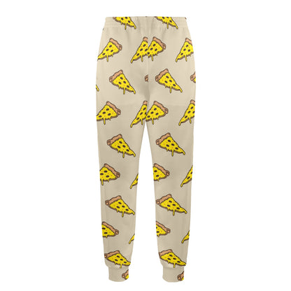 Pizza Pattern Print Design A04 Men's Casual Track Pants