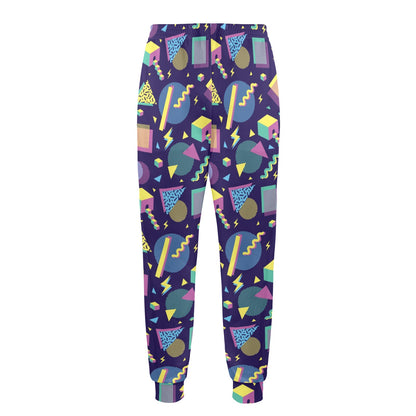 Geometric Print Design LKS401 Men's Casual Track Pants