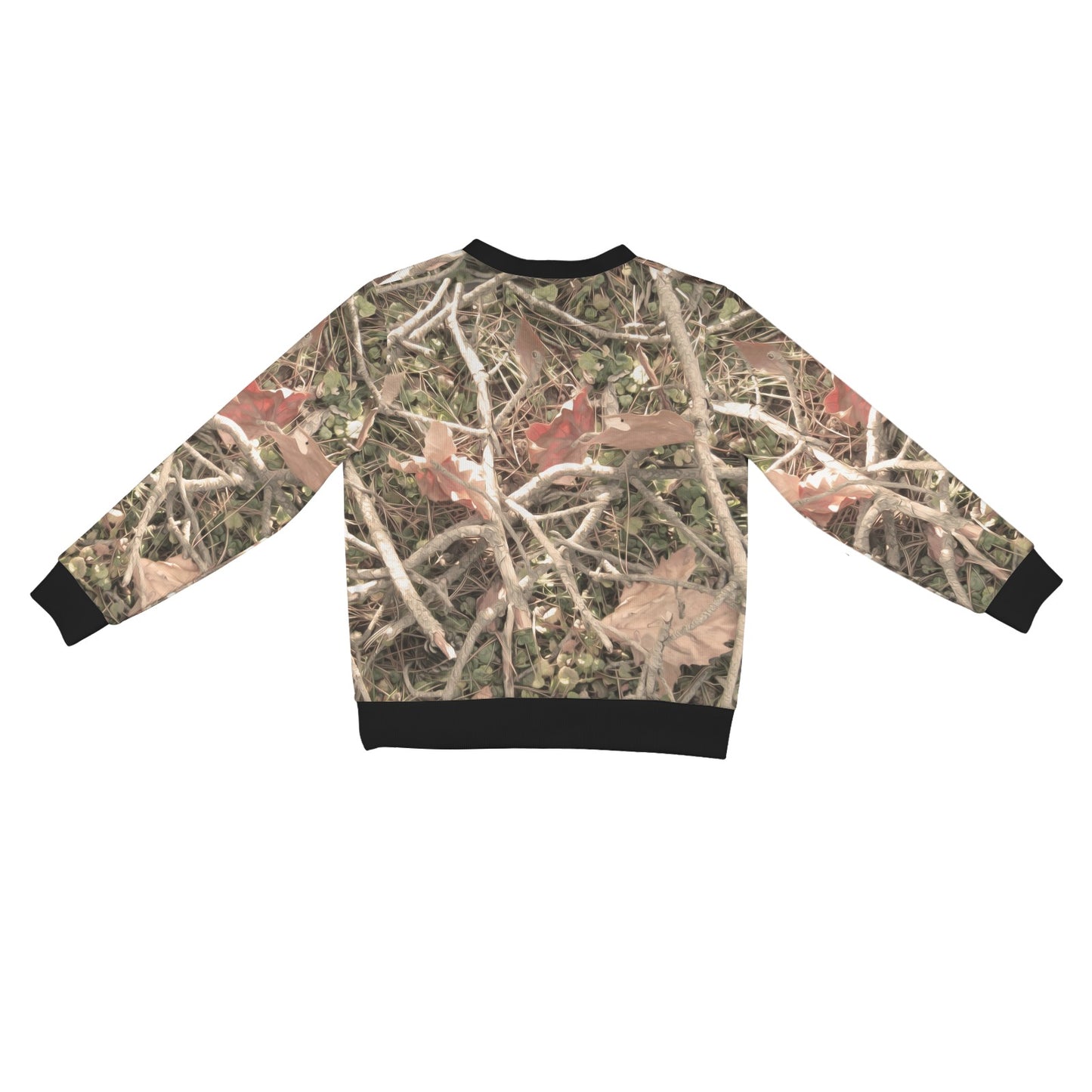 Camouflage Realistic Tree Authumn Print Women's Cardigan