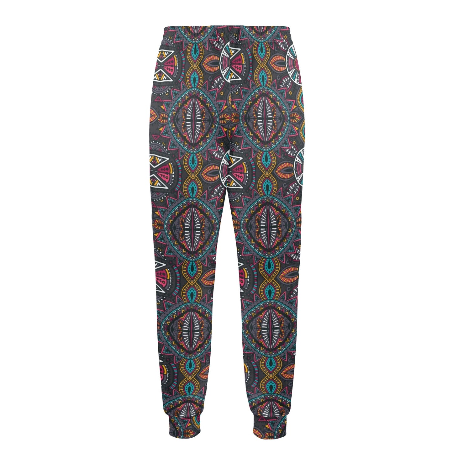 Ethnic Design Print Pattern JJ0137 Men's Casual Track Pants