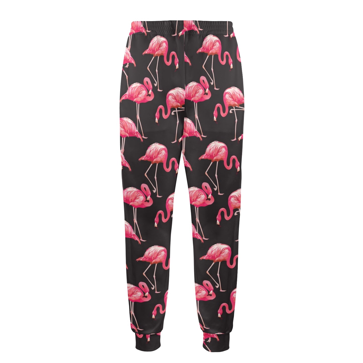 Flamingo Design Print Pattern JJ0182 Men's Casual Track Pants