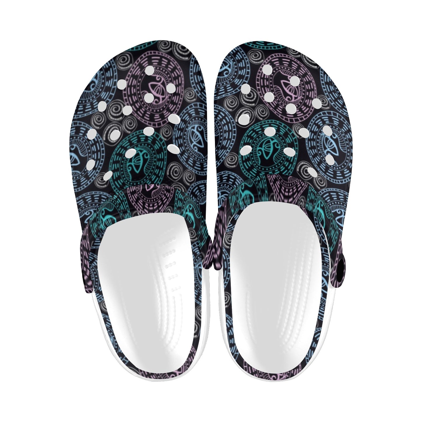Eye of Horus Ethnic Pattern Unisex Clogs Shoes