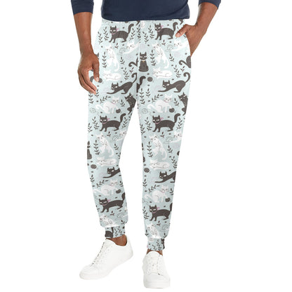 Cat Pattern Print Design 08 Men's Casual Track Pants