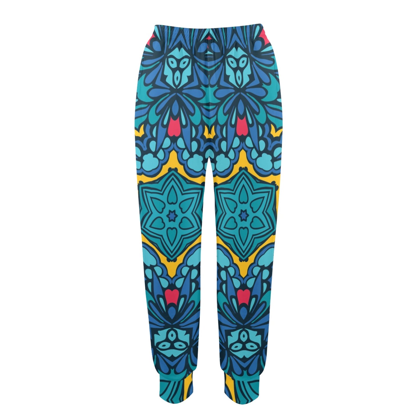 Kaleidoscope Pattern Print Design 04 Women's Casual Track Pants