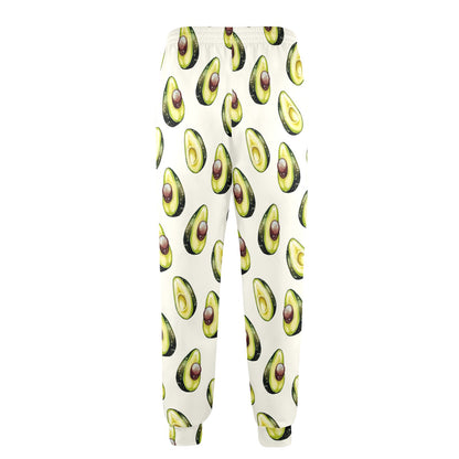 Avocado Pattern Print Design 01 Men's Casual Track Pants