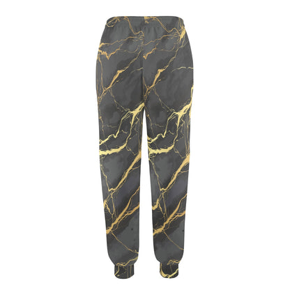 Marble Pattern Print Design 02 Women's Casual Track Pants