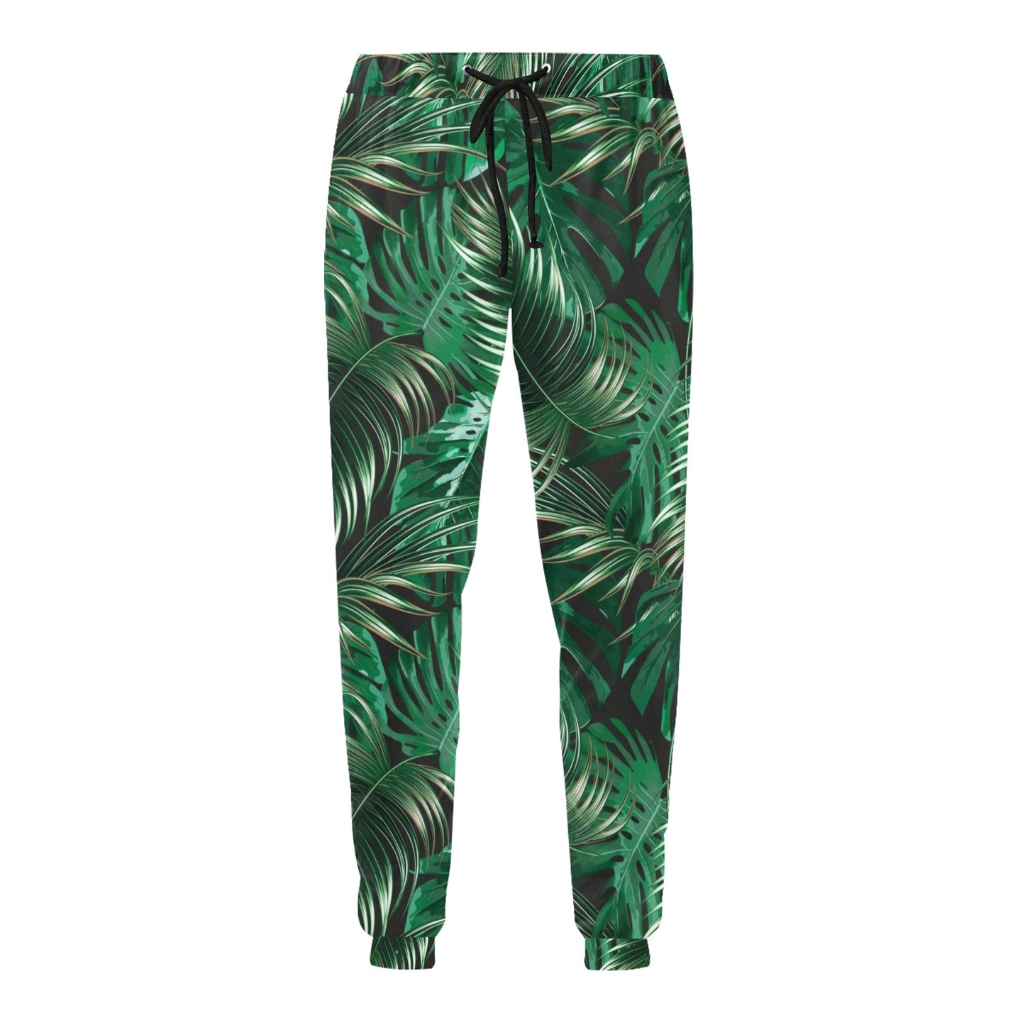 Tropical Flower Pattern Print Design TF012 Men's Sweatpants