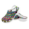 Bohemian Colorful Style Print Unisex Clogs Shoes