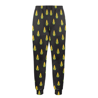 Corn Pattern Print Design 04 Men's Casual Track Pants