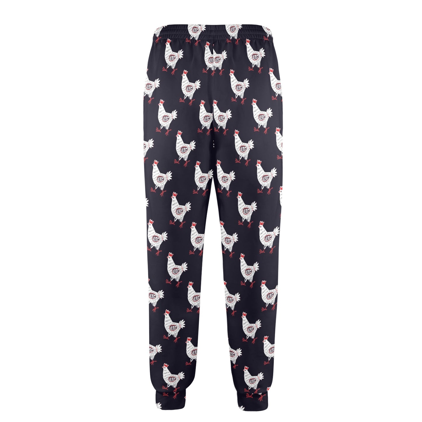 Chicken Pattern Print Design 03 Men's Casual Track Pants