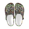 Camouflage Realistic Tree Print Unisex Clogs Shoes