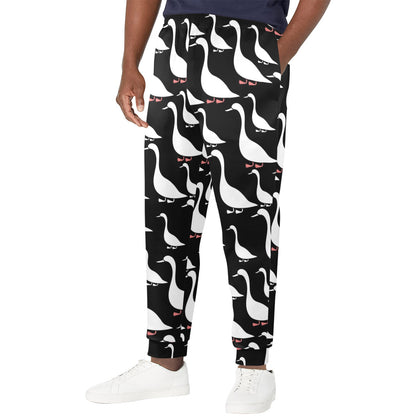 Goose Pattern Print Design 01 Men's Casual Track Pants
