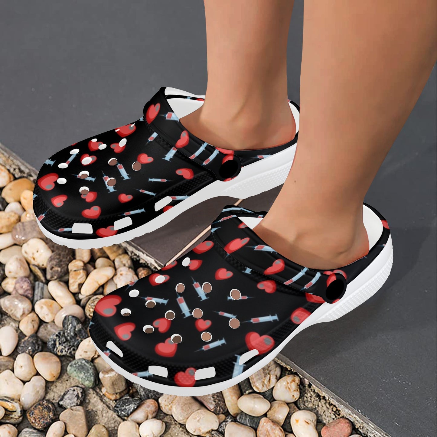 Phlebotomist Medical Concept Unisex Clogs Shoes