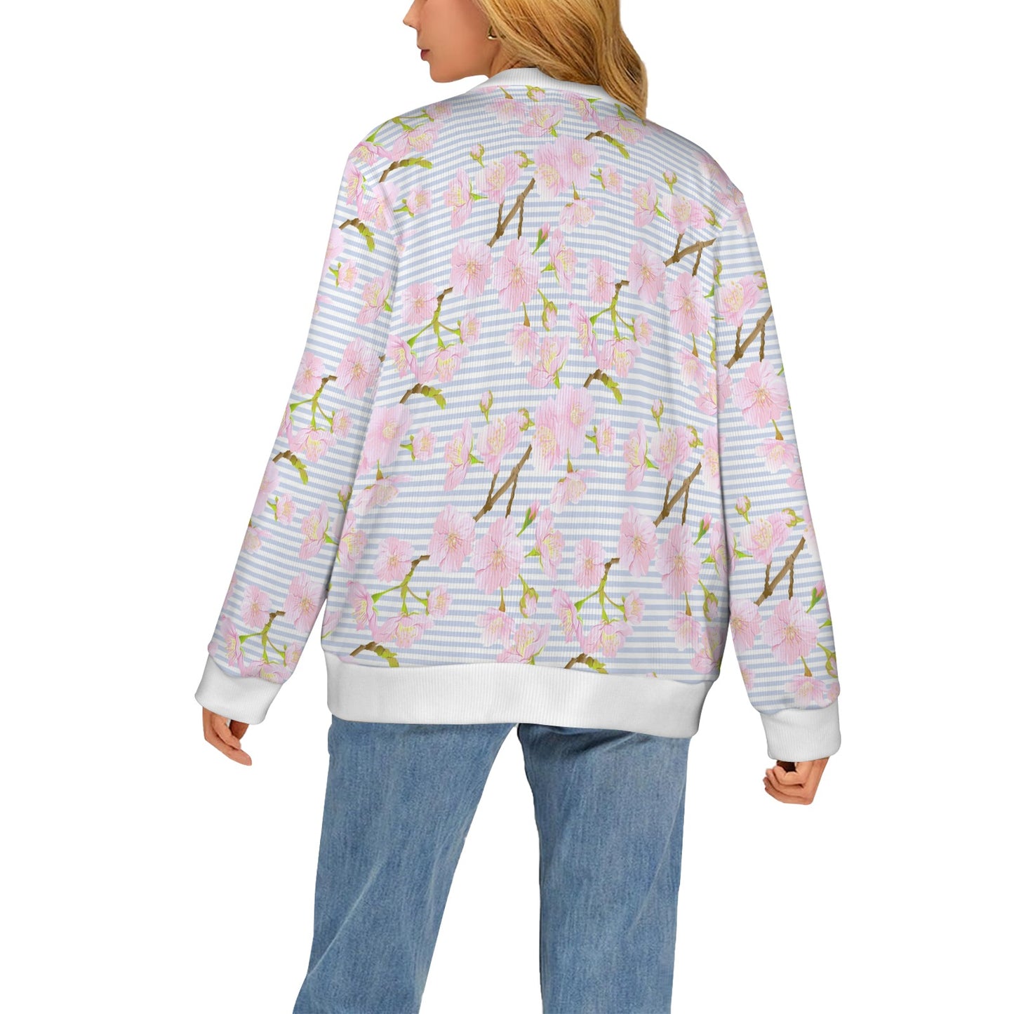 Pink Cherry Blossom Sakura Women's Cardigan