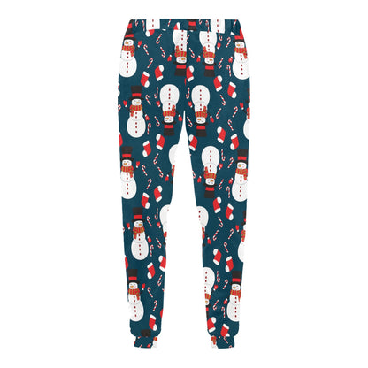 Snowman Print Design LKS301 Men's Sweatpants