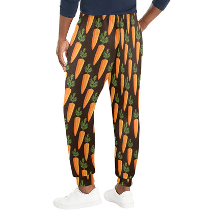 Carrot Pattern Print Design 06 Men's Casual Track Pants