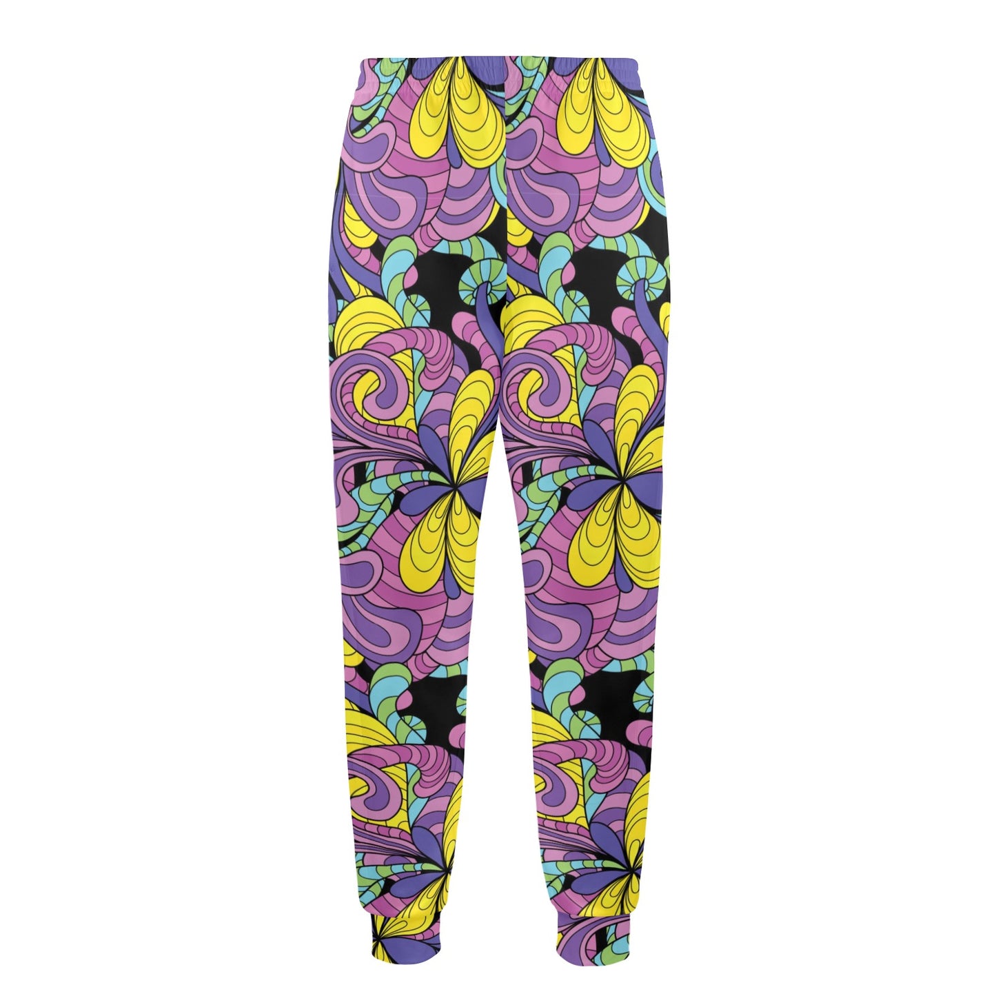 Psychedelic Pattern Print Design A04 Men's Casual Track Pants