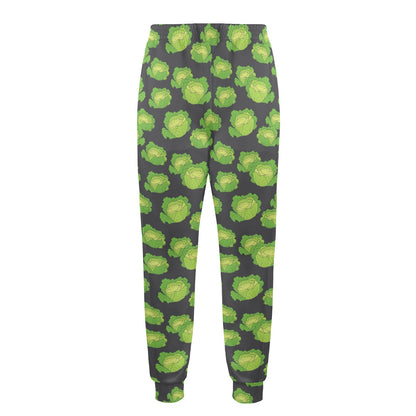 Cabbage Pattern Print Design 01 Men's Casual Track Pants