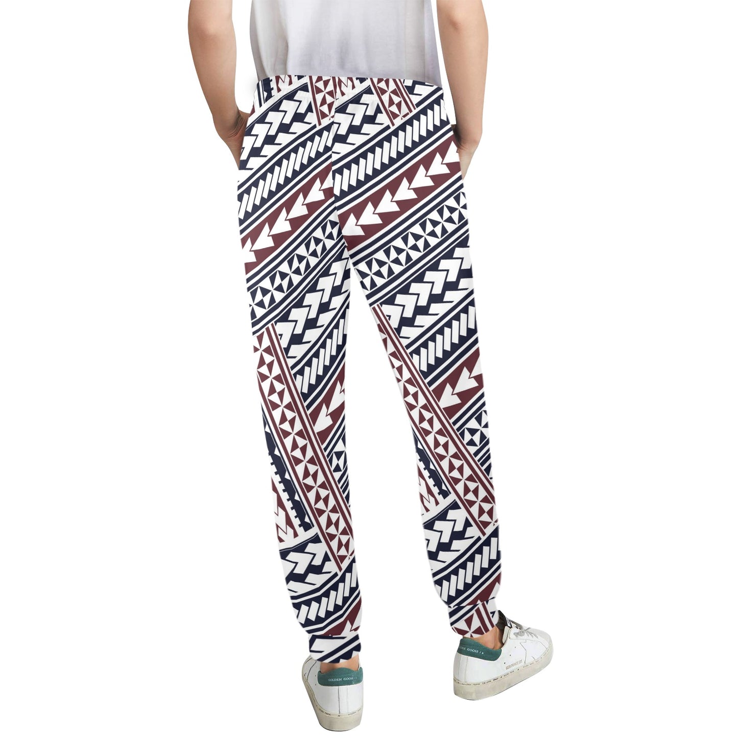 Polynesian Tribal line Women's Casual Track Pants