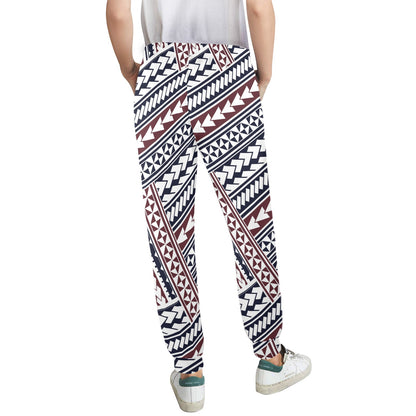 Polynesian Tribal line Women's Casual Track Pants