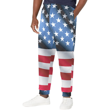 American flag Classic Men's Casual Track Pants