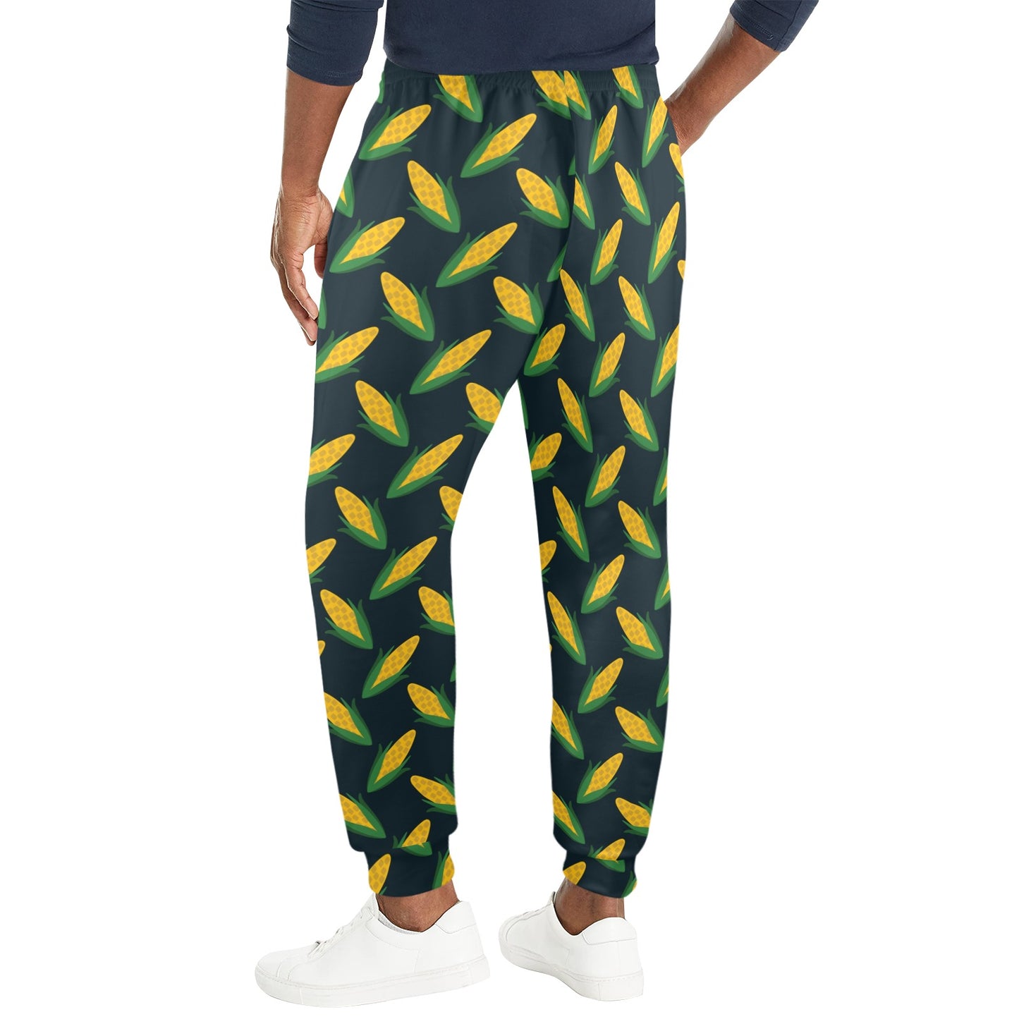 Corn Pattern Print Design 02 Men's Casual Track Pants