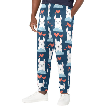 Alpaca Love Pattern Print Design 05 Men's Casual Track Pants
