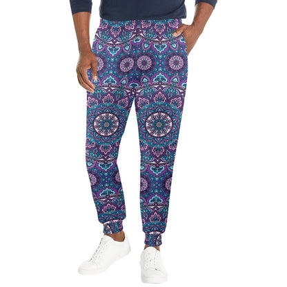 Medallion Pattern Print Design 05 Men's Casual Track Pants
