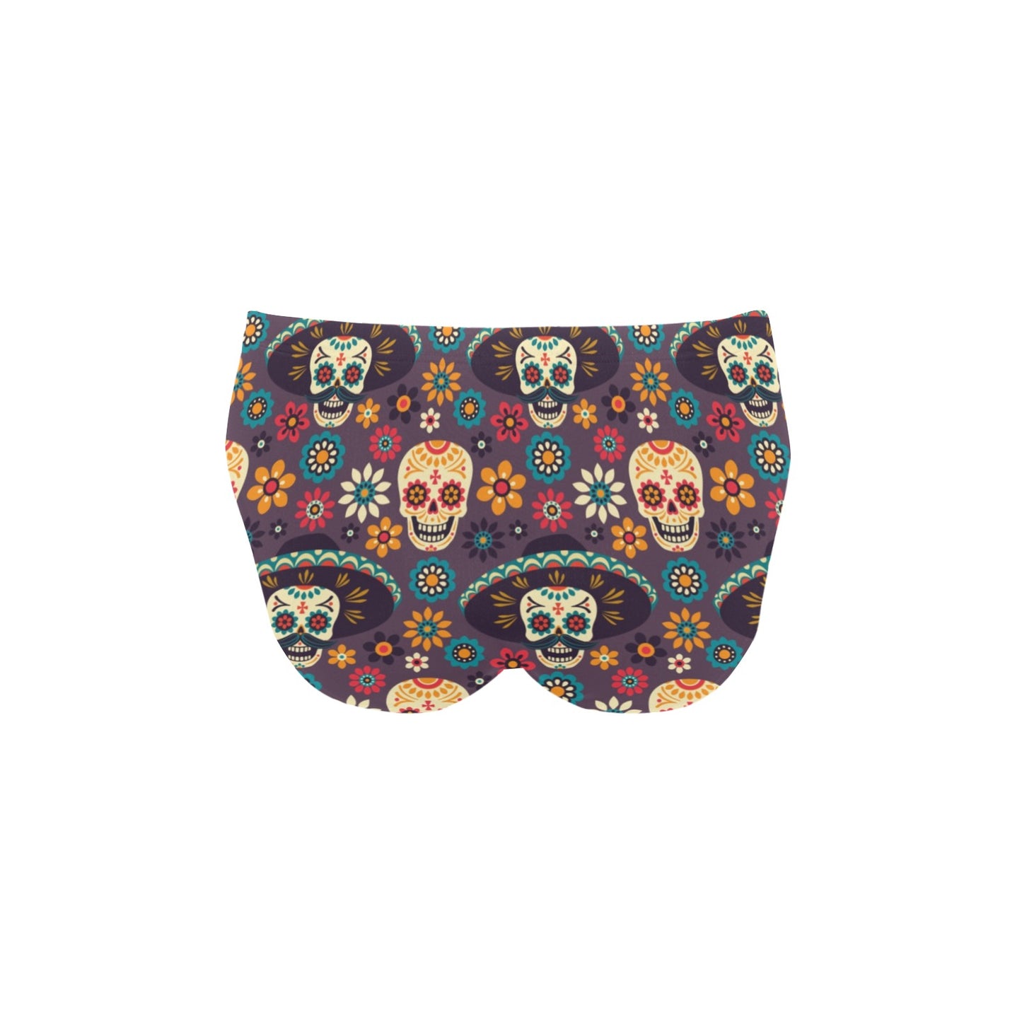 sugar skull Maxican Pattern Men's Swimming Briefs