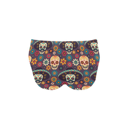 sugar skull Maxican Pattern Men's Swimming Briefs