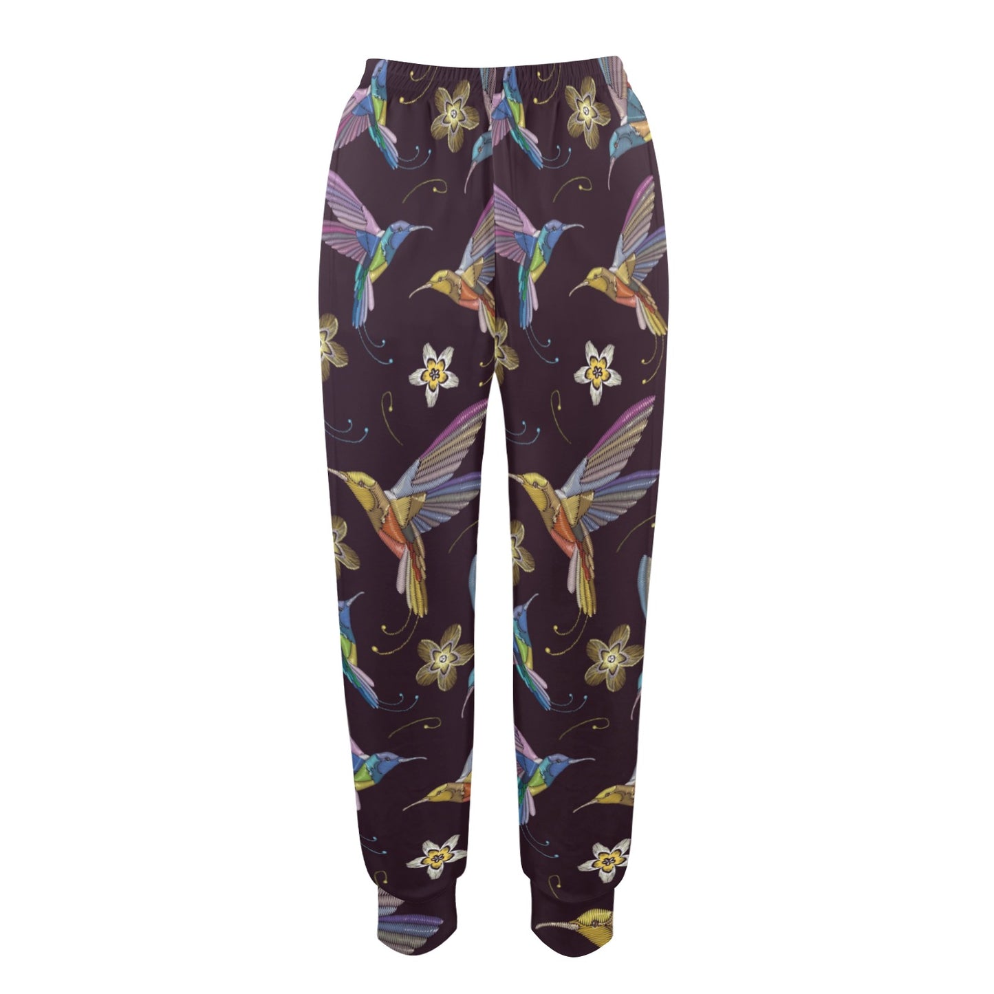Hummingbird Pattern Print Design 04 Women's Casual Track Pants