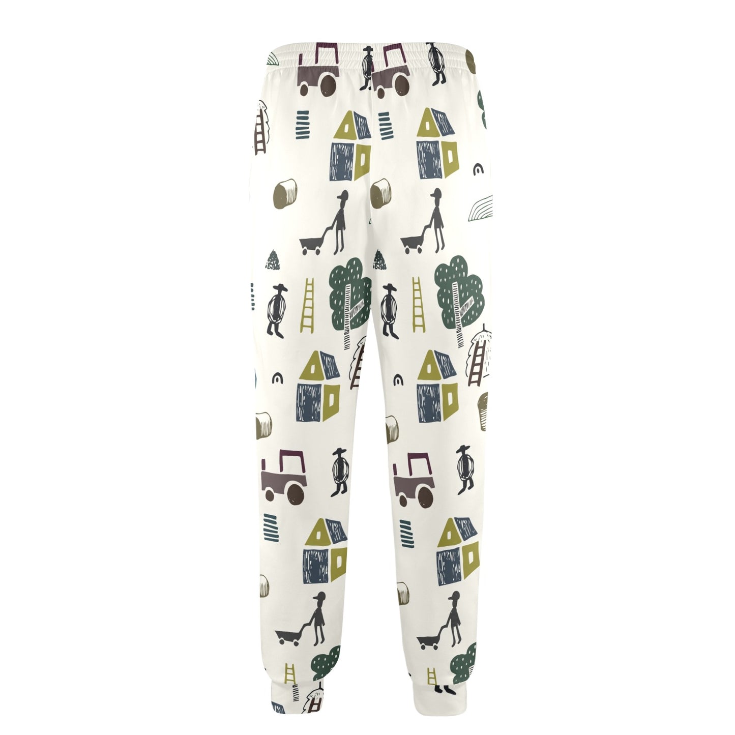 Agricultural Farm Print Design 01 Men's Casual Track Pants