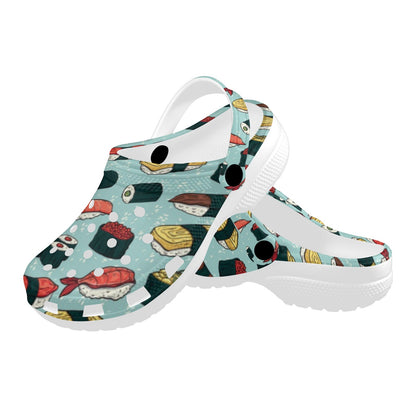 Sushi Pattern Design Unisex Clogs Shoes