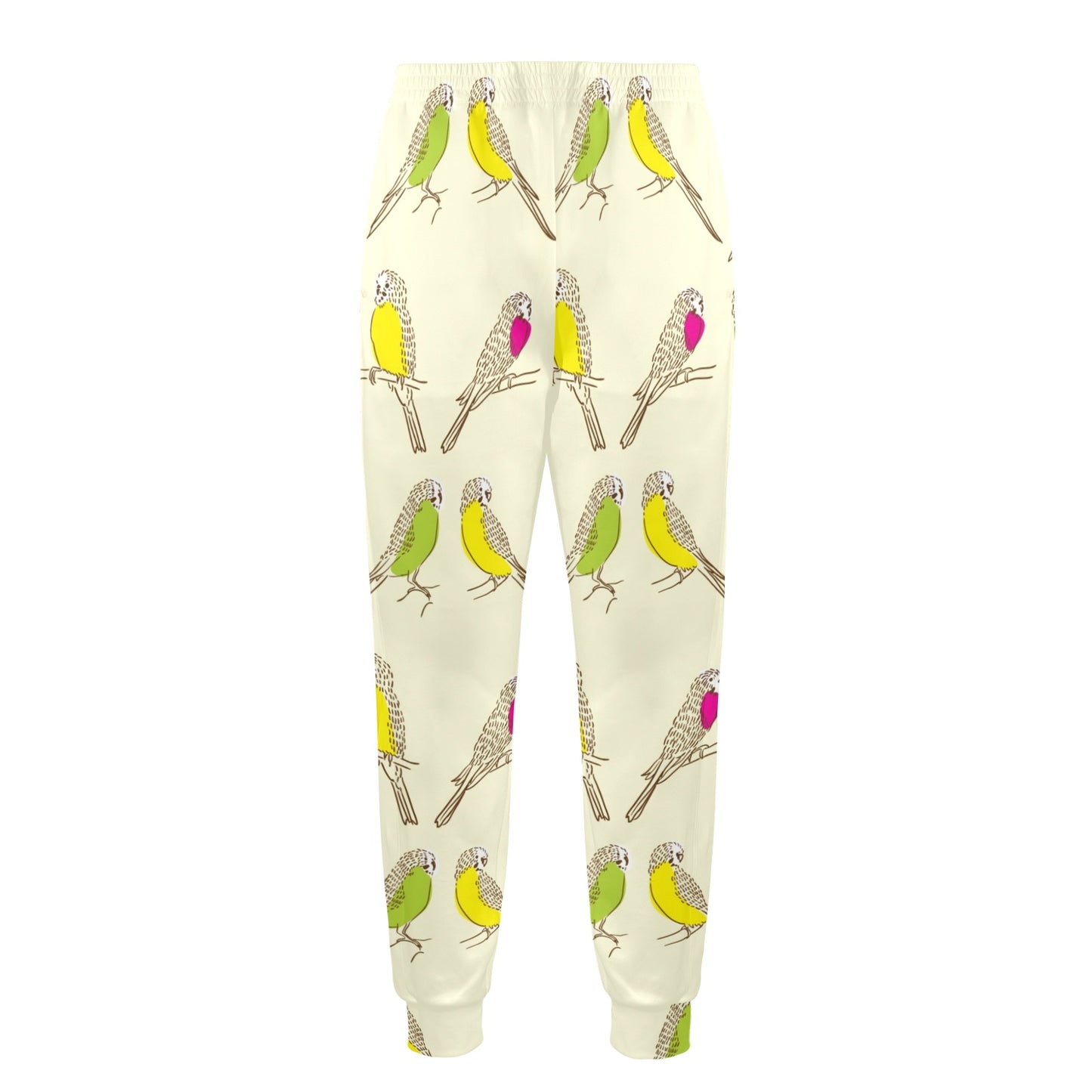 Parakeet Pattern Print Design A01 Men's Casual Track Pants