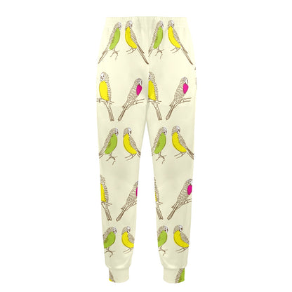 Parakeet Pattern Print Design A01 Men's Casual Track Pants
