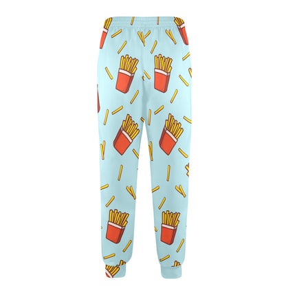 French Fried Pattern Print Design 02 Men's Casual Track Pants