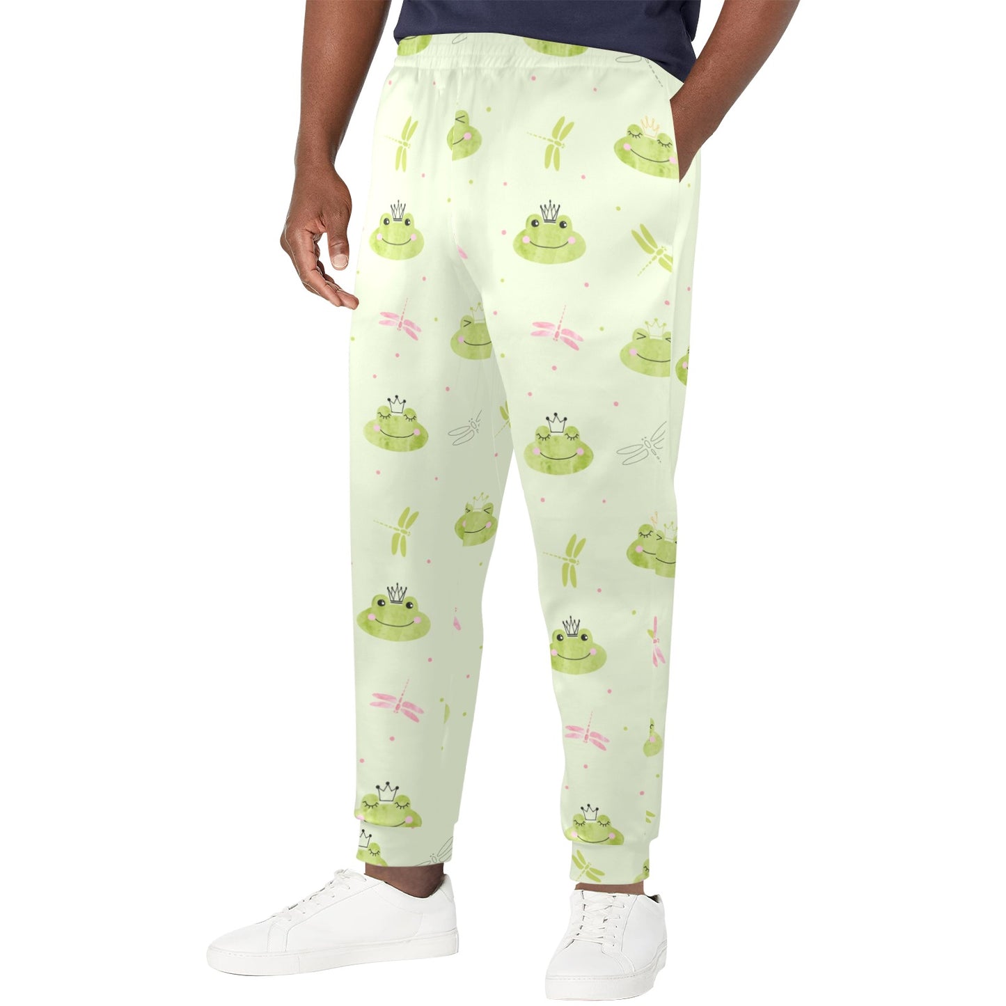 frog Design Print Pattern JJ0232 Men's Casual Track Pants