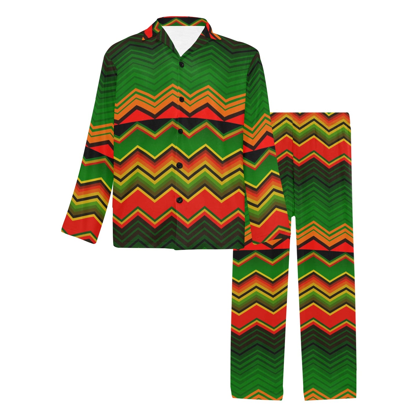 Serape Print Design LKS306 Men's Long Pajama Set