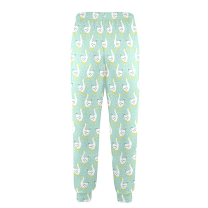 Goose Print Design LKS404 Men's Casual Track Pants
