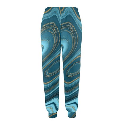 Liquid Pattern Print Design 04 Women's Casual Track Pants