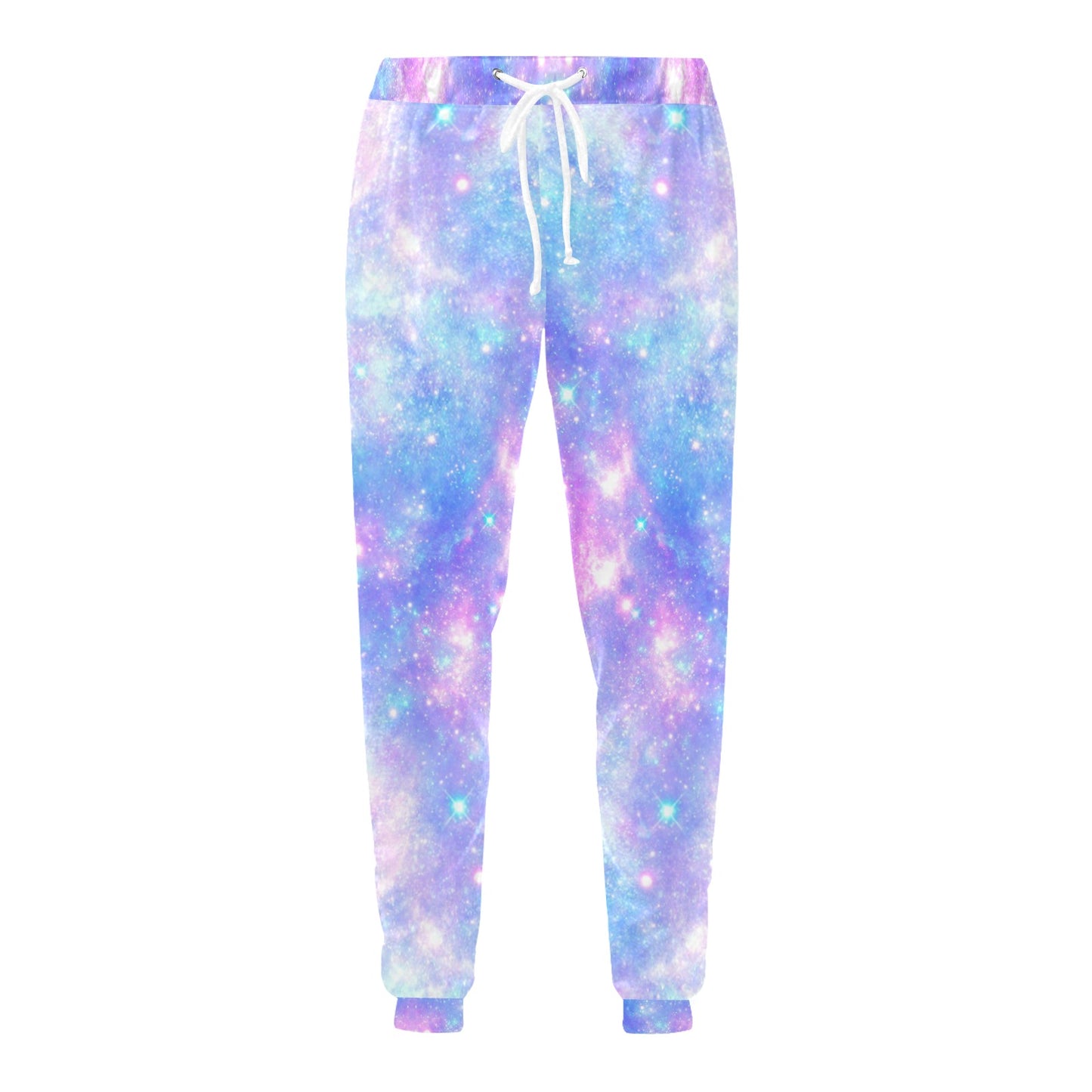 Galaxy Stardust Pastel Color Print Men's Sweatpants