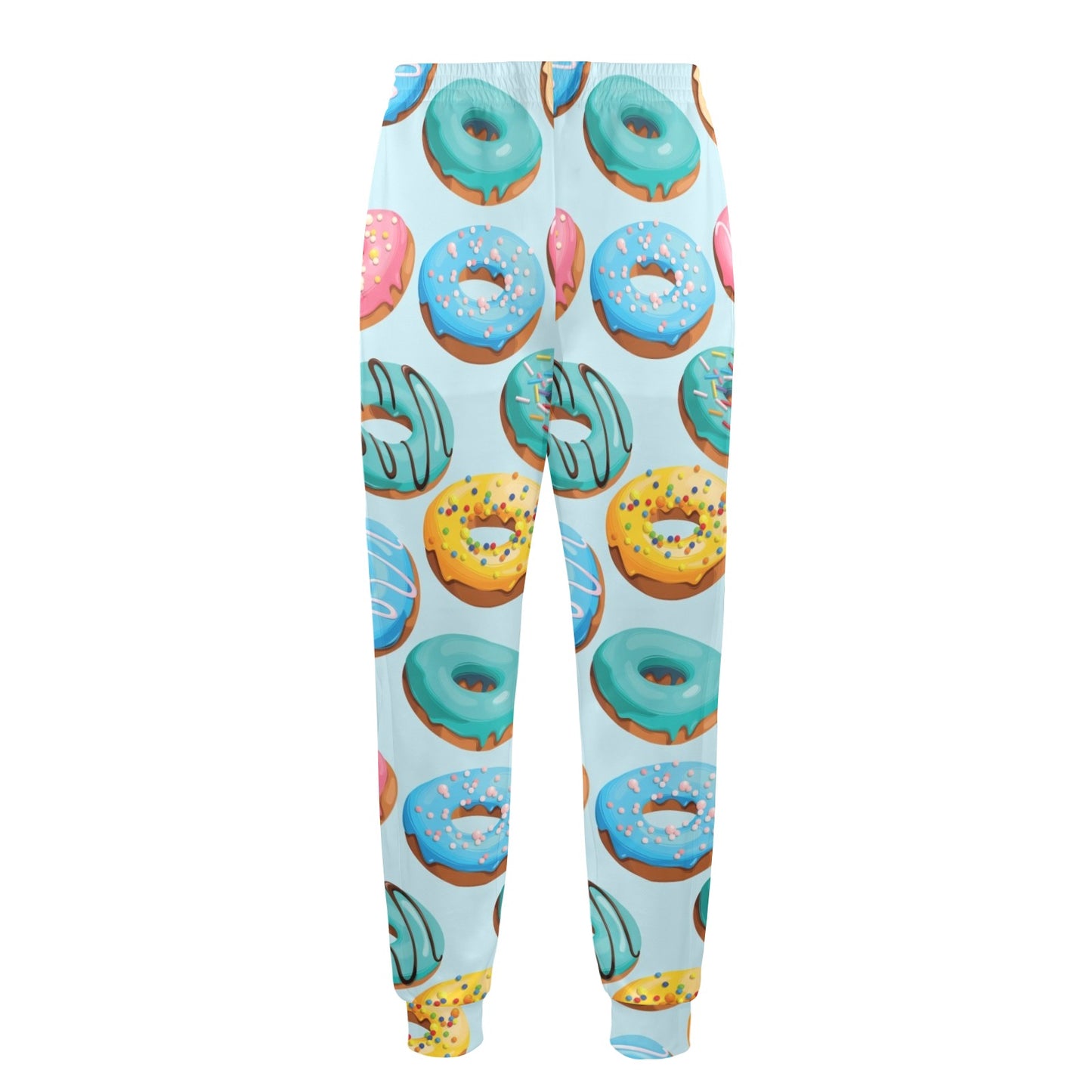 donut Design Print Pattern JJ0133 Men's Casual Track Pants