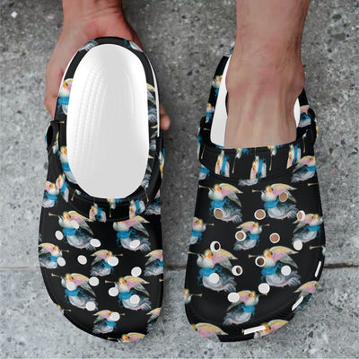 Angel with Wings Beautiful Design Print Unisex Clogs Shoes