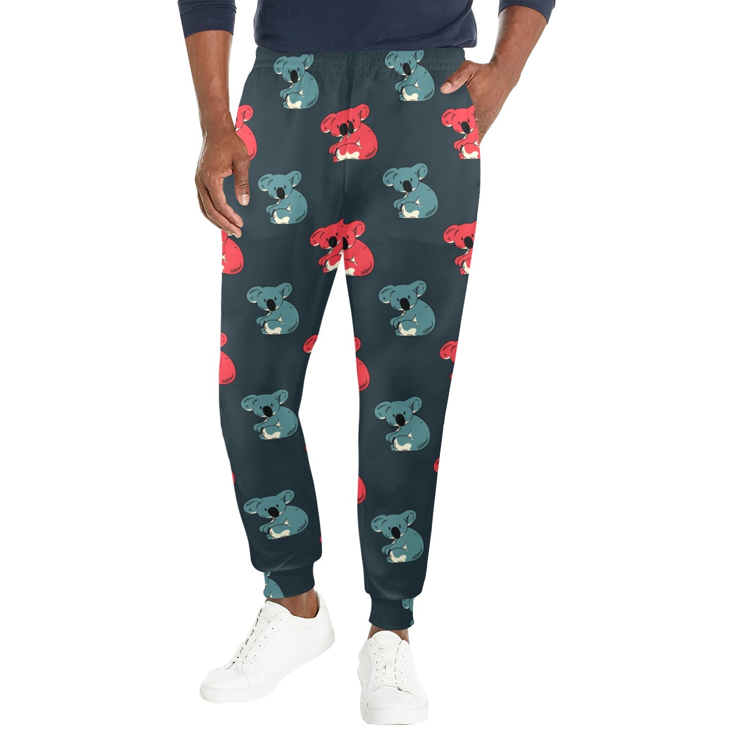 Koala Pattern Print Design 02 Men's Casual Track Pants