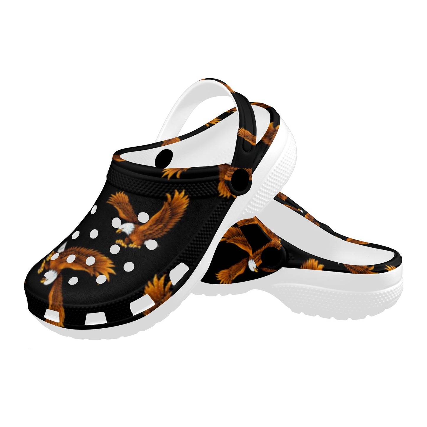 Eagles Print Pattern Unisex Clogs Shoes